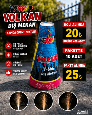 Dış Mekan Volkan 100 Adet Koli Fiyatı ürün görseli